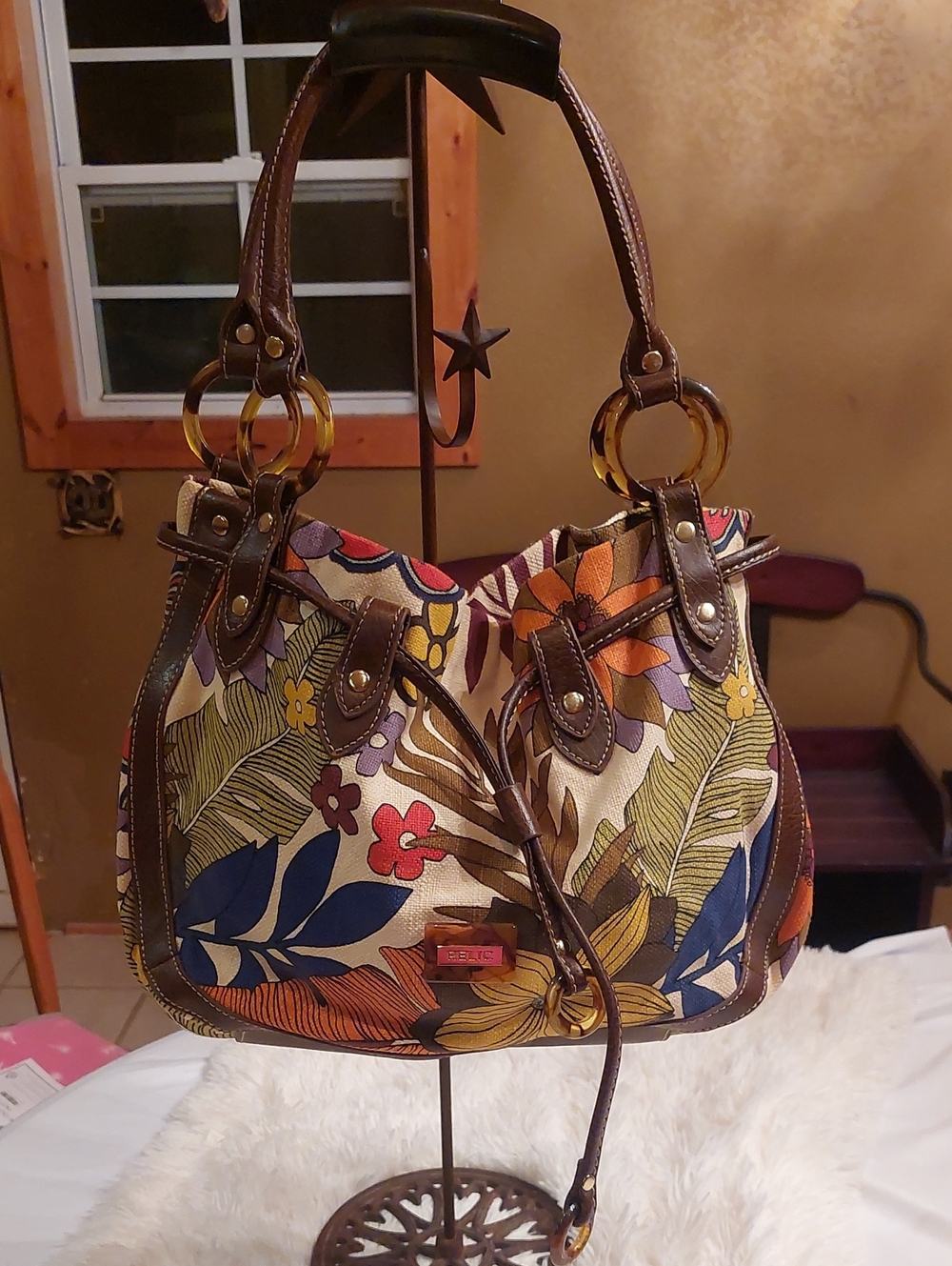 Relic by Fossil "Jamaica" Tropical Drawstring Bucket Bag - RLH8019